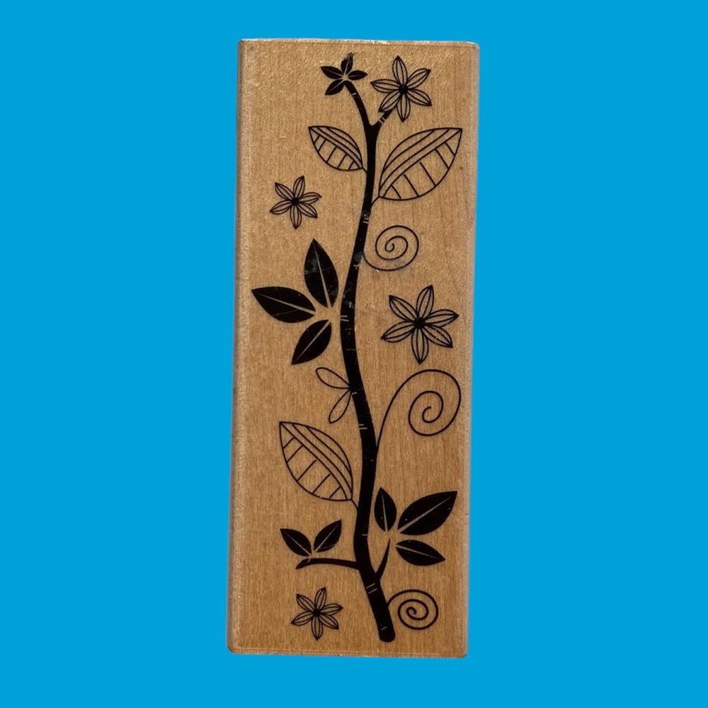 Leaf Branch Border Stamp by  « Hero Arts »